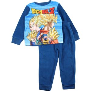 Dragonball Z pyjama fleece donker blauw maat 98