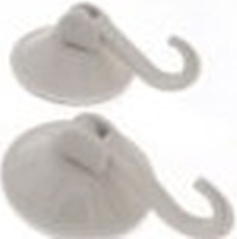 Haken - Set van 4 - Transparant - Kunststof