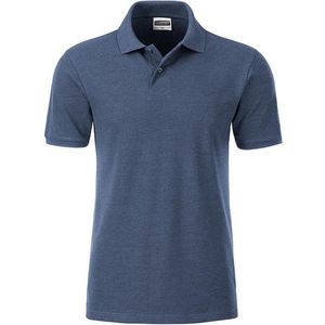 James and Nicholson Heren Basis Polo (Licht Denimmelange)