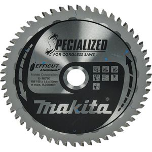 Makita Cirkelzaagblad voor Aluminium | Specialized | Ø 165mm Asgat 20mm 54T - E-16760