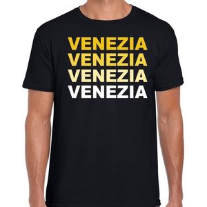 Venezia / Venetie t-shirt zwart voor heren - Italie / wereldstad shirt / kleding L