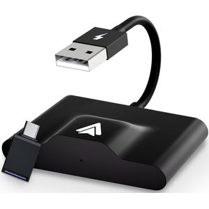 Car Dongle Wireless USB Adapter Geschikt voor Android Auto CarPlay - Draadloos verbinden - 2024 Model