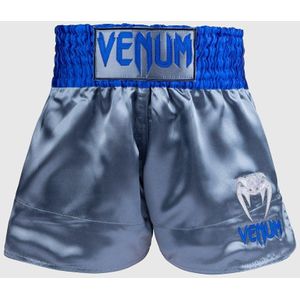 Venum Classic Muay Thai Shorts Grijs Blauw - M