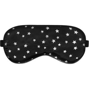 Zijden slaapmasker voor de ogen, zijden oogmasker met verstelbare band voor Kerstmis, zacht nachtmasker voor op reis, dutje, meditatie