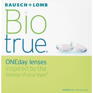 Bausch & Lomb - Biotrue ONEday - Daglenzen - 90 Lenzen - Sferische en Asferische Sport