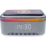 Denver CRQ225 - Wekkerradio - Draadloze Oplader - Bluetooth - White Noise Machine - FM Radio
