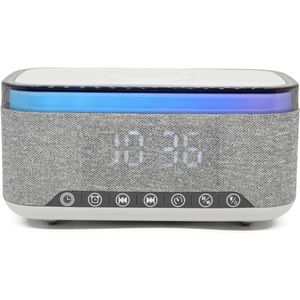 Denver Wekker met Draadloze Oplader - Bluetooth - White Noise Machine - Digitale Wekker - FM Radio - Dubbel Alarm - Dimmer - CRQ225