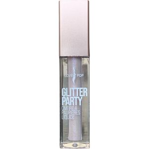 Lovely Pop Cosmetics - Vloeibare Oogschaduw - Metallic - Glanzend - Glitter - Wit - Iriserend - Parelmoer - 01 Marshmallow