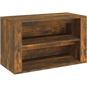 vidaXL-Schoenenrek-75x35x45-cm-bewerkt-hout-gerookt-eikenkleurig