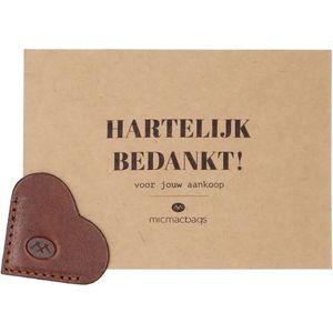 Micmacbags Kaart met Boekenlegger Heart