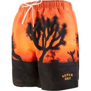 Superdry rits zwemshort photographic multi - L