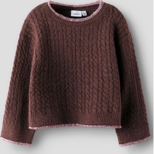 Gebreide Trui - Regular Fit - Ronde Hals - Lange Mouwen - Platgebreid