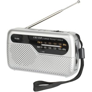 Noodradio - Draagbare radio - 12cm/90g - Gemakkelijk mee te nemen - noodpakket must have - radio op batterijen voor rampen