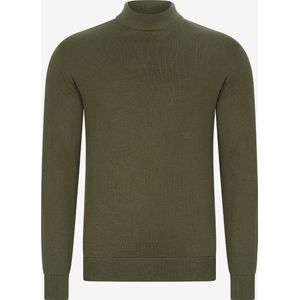 Innocente Turtleneck Trui - Groen - Maat L