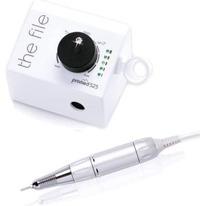 Elektrische Nagelvijl File 525 Nagelknipper voor Nagelkunst en Nageldesign - Gel Acryl Natuurlijke Nagels Manicure Pedicure Eeltverwijdering 25.000 tpm - Verpakking van 1