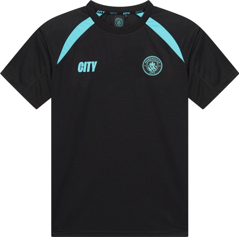 Manchester City - Uitshirt Heren 25/26 - Zwart - Sportkleding - 100% Polyester