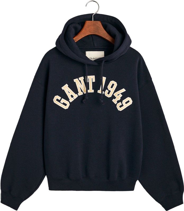 Gant 1949 Arch Hoodie Blauw XS Vrouw