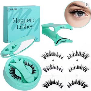 Magnetische 3D Wimpers Set – Herbruikbare, Waterproof & Lijmvrije nepwimpers met Reisset en Applicator - Kunstwimpers