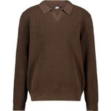 America Today trui gebreid bruin