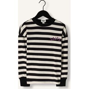 Salty Stitch Salty Skater Tee Tops & T-shirts Meisjes - Shirt - Zwart - Maat 116/122