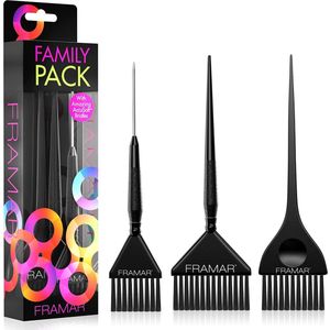 Framar Family Hair Color Brush Set - Dye Kit, 3