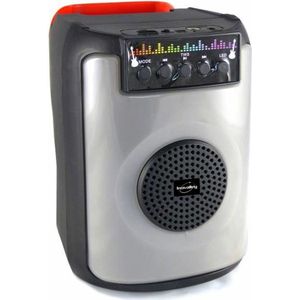 Dankzij de draagbare Bluetooth®-luidsprekers Inovalley FIRE01 40 W Karaoke