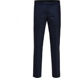 Selected - Slim Fit - Broek - Heren - 52% Gerecycled Polyester - 31% Wol - 14% Viscose - 3% Elastaan