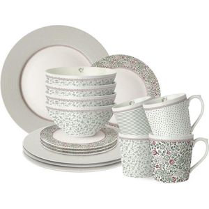 Laura Ashley Wild Clematis Collectables Laura Ashley Giftset 16 Delig Servies