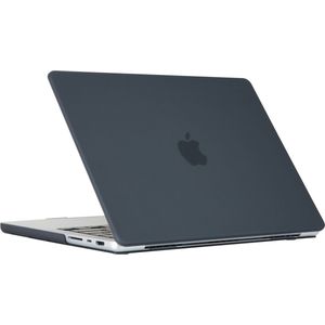 Lunso Geschikt voor MacBook Pro 14 inch (2021-2023) cover hoes - case - Mat Zwart