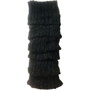 Modieuze Warme Beenwarmers / Sleever / Legwarmer | Beenwarmer | One Size - Zwart