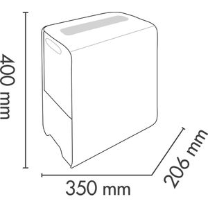 Argoclima Dry Pury 17 - Luchtontvochtiger - 70 m2 - 41 dB - Wit