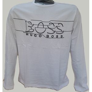 Hugo Boss | Long sleeve logo | Wit | L