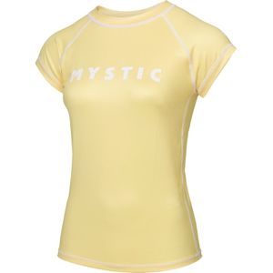 Mystic Star S/S Rashvest Women - 2022 - Pastel Yellow - S