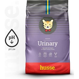 Husse Katt Urinary - Blaasgruis, Kattenvoer Droogvoer, Kattenbrokken Struvite - Kattenvoeding 100% Natuurlijk - 3 x 7 kg