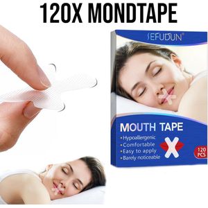Anti Snurk - Mond Tape - Slaaptape - 120 stuks - Mondpleisters - Mondtape - Snurk Tape - Makkelijk te verwijderen