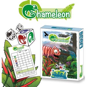 Chameleon | Dobbelspel Kinderen | Familiespel Kinderen | Dobbelstenen Spel | Spellen voor Kinderen | Familiespel | Het Familiespel van het Jaar | Vanaf 7 jaar | 2-4 Personen