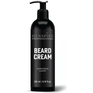Menspire Beard Cream Confidence 200ml – Hydrateert & Verzacht Zonder Vet Gevoel | Met Hennepzaad, Jojoba & Vitamine E