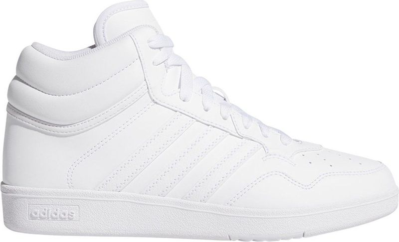 Adidas - Hoops 4.0 Mid - Schoenen - Zwart - Synthetisch Leer