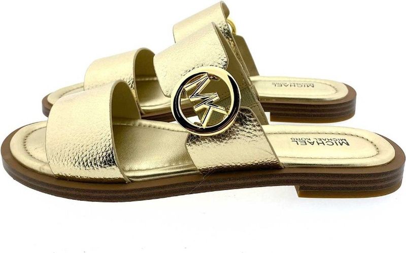 Michael Kors - Summer Sandal - Dames Slippers - Goud - Kunststof