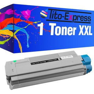 PlatinumSerie® 1 x toner XXL black alternatief voor Oki C5600