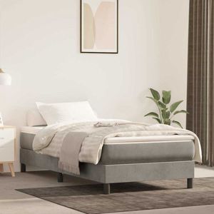 vidaXL Pocketveringmatras Kinderen - 80x160 cm - Fluweel Pocketveringmatras Voor Kinderen - Pocketveringmatrassen Voor Kinderen - Binnenveringsmatras - Matras