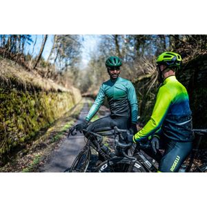 Rogelli Horizon Fietsjack Winter - Heren - Zwart, Groen - Maat 2XL