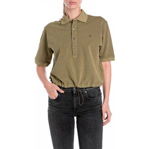 Replay - W3396.000.23766G - Poloshirt - Groen - Dameskleding