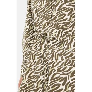 camel active - Lang Overhemdjurk - Olijf Beige - 100% Katoen