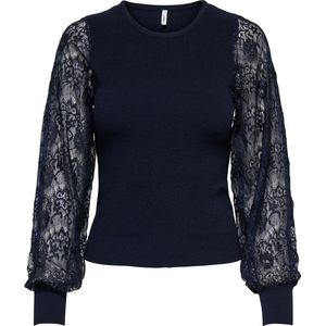 ONLY - ONLPerry - Trui - Donkerblauw - Lange Mouw