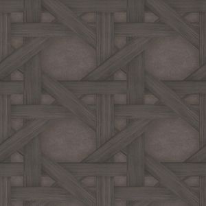 Riviera Maison RM Wallpaper Jepara brown - Vinyl, Non-Woven Backing - Bruin - 9.2x53.5x8.3 cm