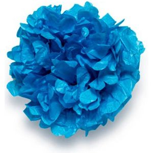 Party Stars Decoratiebloemen 30 Cm Blauw 3 Stuks