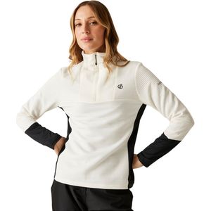 Dare2b Iced Core Stretch Sweatshirt Met Halve Rits Zwart 10 Vrouw