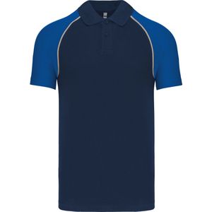 Kariban Baseballpolo K226 - Navy / Royal Blue - 3XL