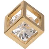 iXXXi-Jewelry-Hollow Cube Stone-Goud-dames-Bedel-One size